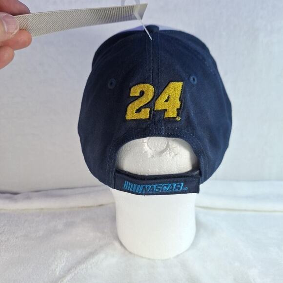NASCAR Jeff Gordon 24 Dupont Motorsport Strapback Hat Cap Red White Blue - Picture 4 of 9